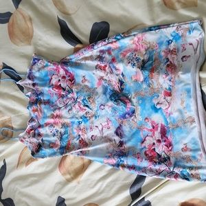 rococo pattern mini dress /// size medium